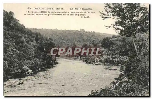 Gargilesse Cartes postales le noir gouffre