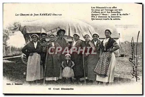 Les chansons de Jean Rameau c'est dimanche (folklore paysans)