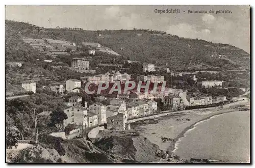 Italie Ospedaletti Ansichtskarte AK Panorama a ponente