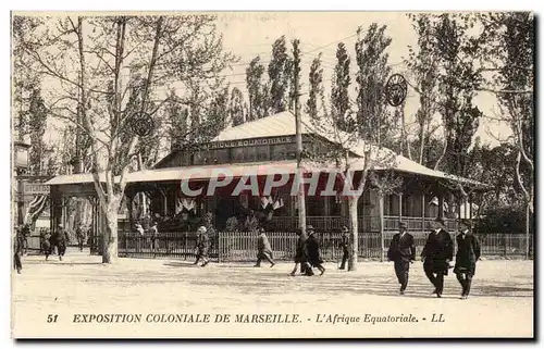 Cartes postales Exposition coloniale de Marseille l&#39afrique equatoriale