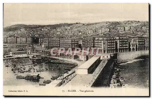 Alger Cartes postales Vue generale