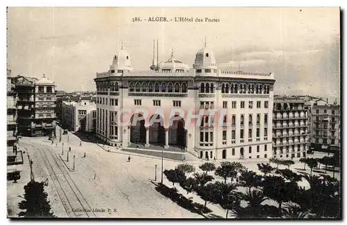 Alger Ansichtskarte AK Hotel des postes