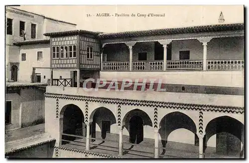 Alger Cartes postales Pavillon du coup d&#39eventail