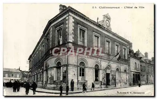 Chateauroux Cartes postales L'hotel de ville