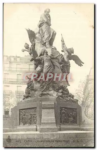Paris Cartes postales Monument Victor Hugo (statue)