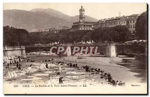 Nice Cartes postales Le paillon et al Tour Saint Francois (lavandieres)