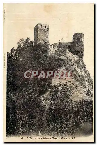 Luz Cartes postales La chateau Sainte Marie