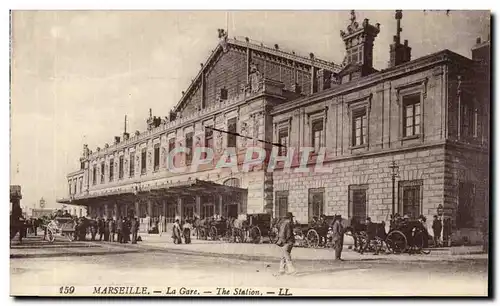 Marseille Cartes postales La gare