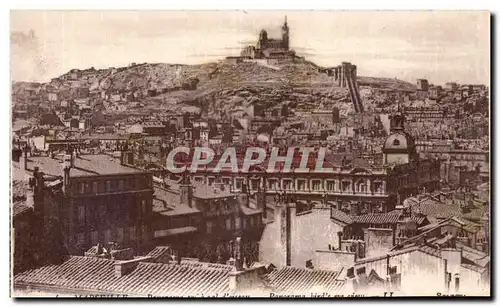 Marseille Cartes postales Panorama vu a vol d&#39oiseau