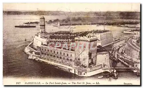 Marseille Cartes postales Le fort Saint Jean