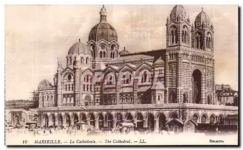 Marseille Cartes postales la cathedrale