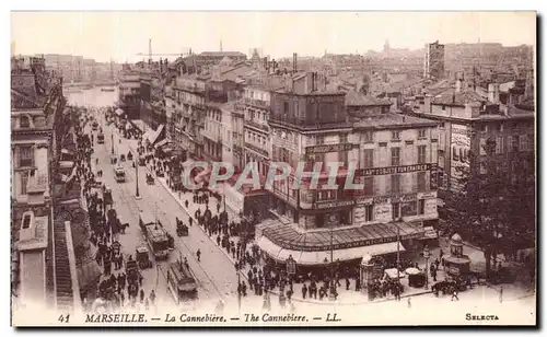 Marseille Cartes postales La CAnnebiere