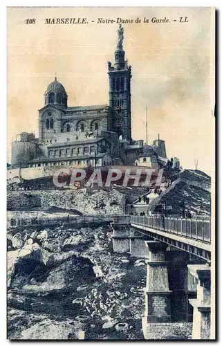 Marseille Cartes postales Notre Dame de la Garde