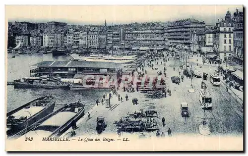 Marseille Cartes postales Le quai des belges