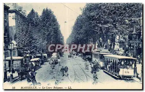 Marseille Cartes postales Le cours Belzunce