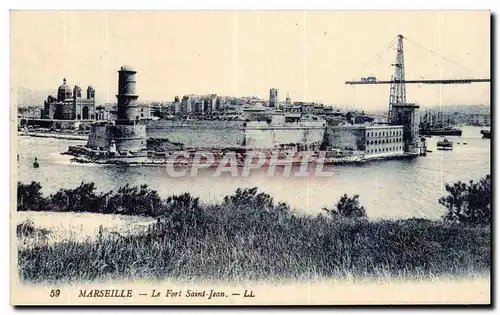 Marseille Cartes postales Le fort Saint Jean