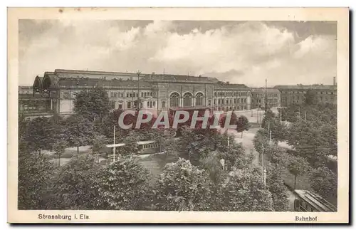 Strassburg Cartes postales Bahnhof