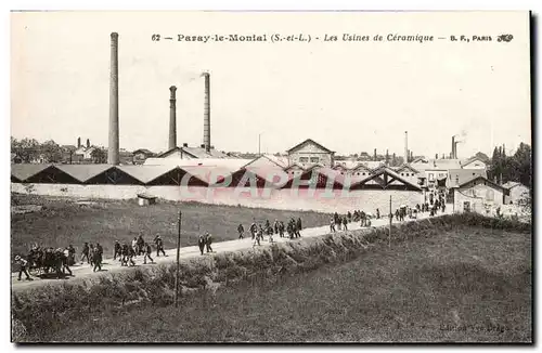 Paray le Monial Cartes postales Les usines de ceramique (poterie)