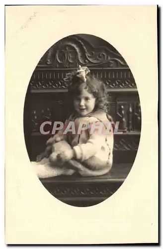 Carte photo Renee Polette Chateauroux septembre 1929 Enfant bebe