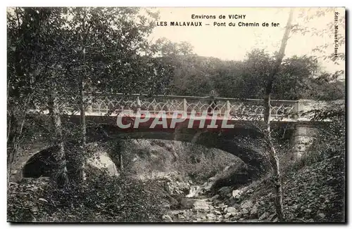 Environs de Vichy Ansichtskarte AK Malavaux Pont du chemin de fer