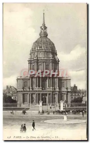 Paris Ansichtskarte AK Le dome des Invalides