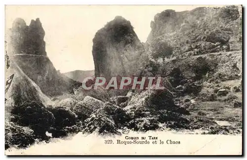 Gorges du Tarn Cartes postales Roque Sourde et le chaos