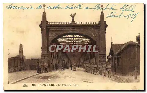 Strasbourg Cartes postales Le pont de Kehl