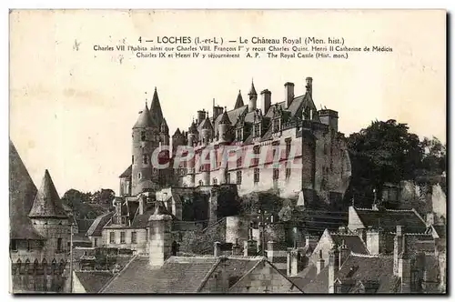 Loches Cartes postales Chateau royal