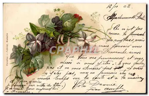 Cartes postales Fantaisie Fleurs