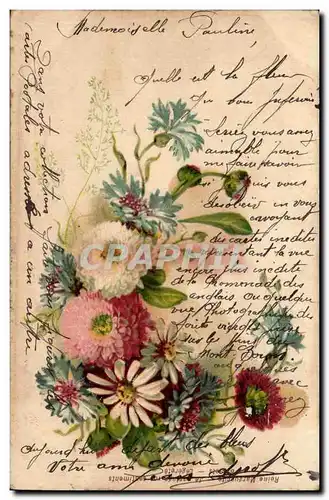 Cartes postales Fantaisie Fleurs