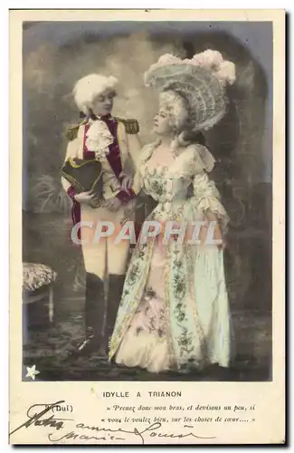 Cartes postales Fantaisie Enfants Idylle et Trianon Costume