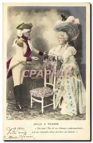 Cartes postales Fantaisie Enfants Idylle et Trianon Costume