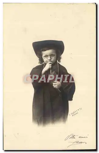 Cartes postales Fantaisie Enfant pretre