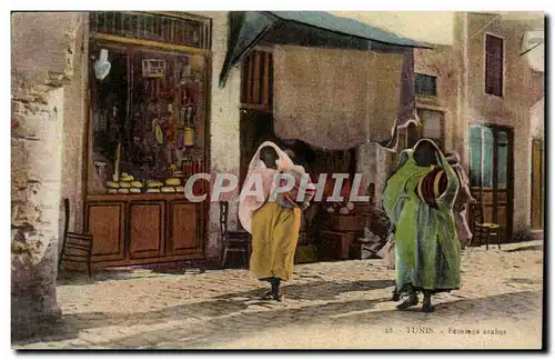 Tunisie Tunis Cartes postales Femmes arabes