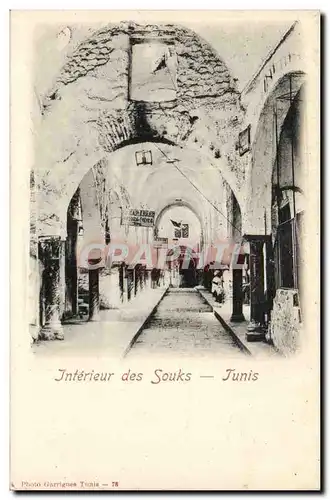 Tunisie Tunis Ansichtskarte AK Interieur des souks