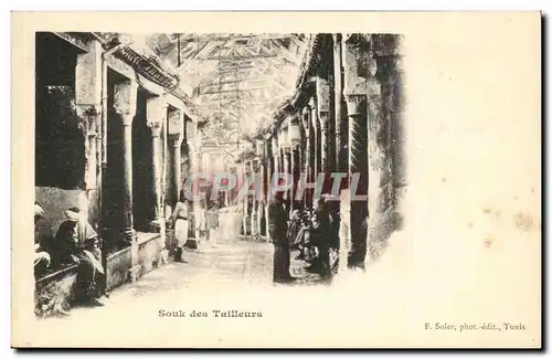Tunisie Tunis Cartes postales Souk des tailleurs