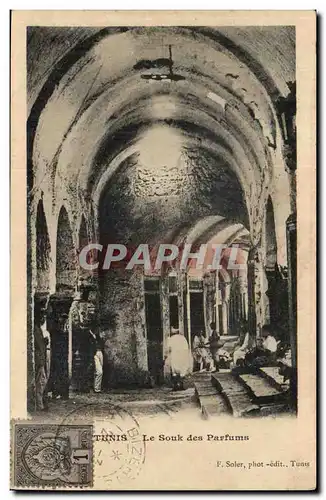 Tunisie Tunis Cartes postales Le souk des parfums