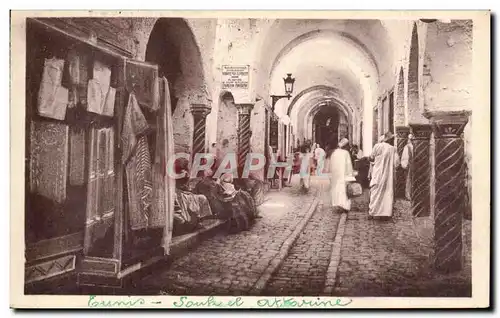 Tunisie Tunis Cartes postales Le souk el katarine