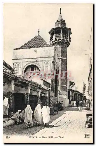 Tunisie Tunis Cartes postales Rue Sidi Ben Ziad