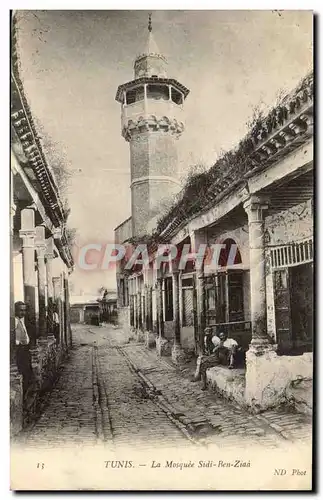 Tunisie Tunis Cartes postales La mosquee Sidi Ben Ziad
