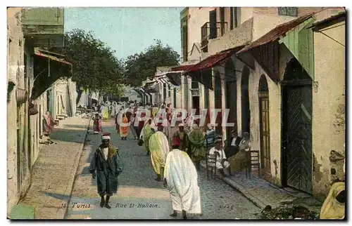 Tunisie Cartes postales Tunis Rue El Halfoin