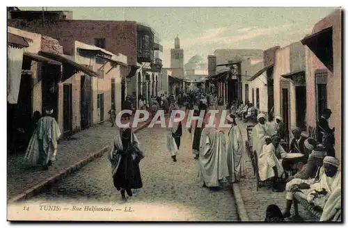 Tunisie Ansichtskarte AK Tunis Rue Halfaouine