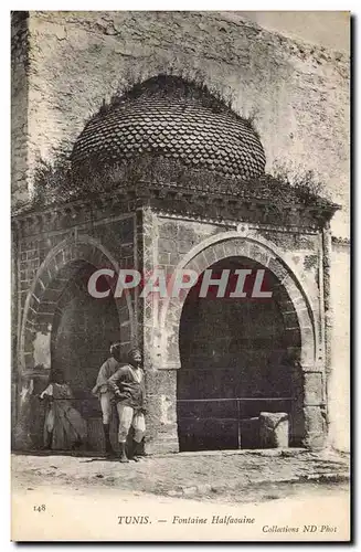 Tunisie Tunis Ansichtskarte AK Fontaine Halfaouine