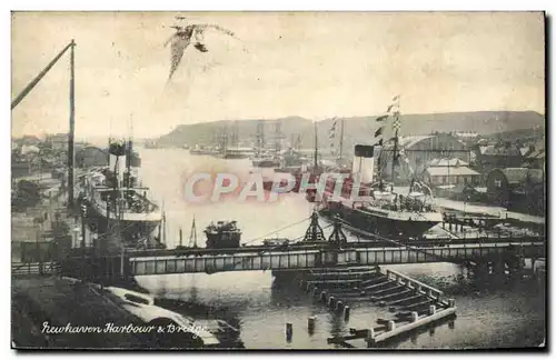 Grande Bretagne Cartes postales Newshaven harbour a bridge