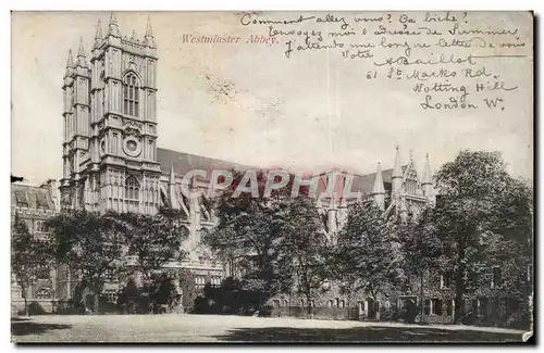 Grande Bretagne Londres london Cartes postales Westiminster abbey