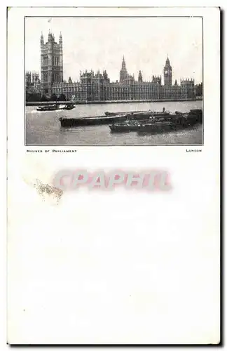 Grande Bretagne Londres london Ansichtskarte AK Houses of parliament