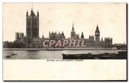 Grande Bretagne Londres london Cartes postales Houses of Parliament