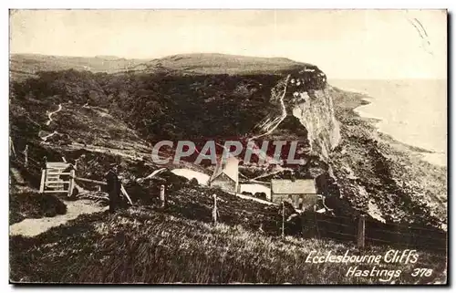 Grande Bretagne Londres london Cartes postales ecclesbourne Cliffs Hastings