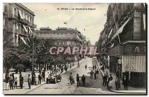 Algerie Oran Cartes postales Le boulevard Seguin