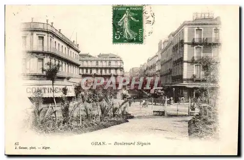 Algerie Oran Cartes postales Le boulevard Seguin